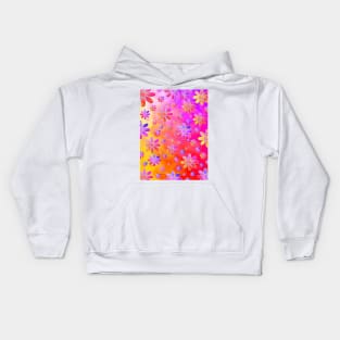 HIPPIE Trippy Flowers Kids Hoodie